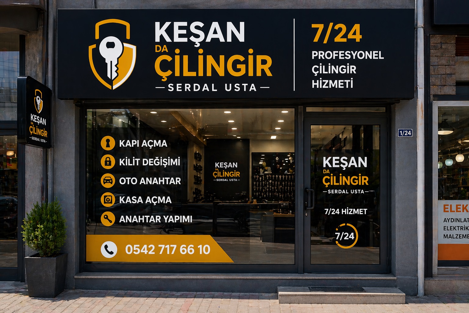 Keşan Çilingir dükkan dış cephe fotoğrafı