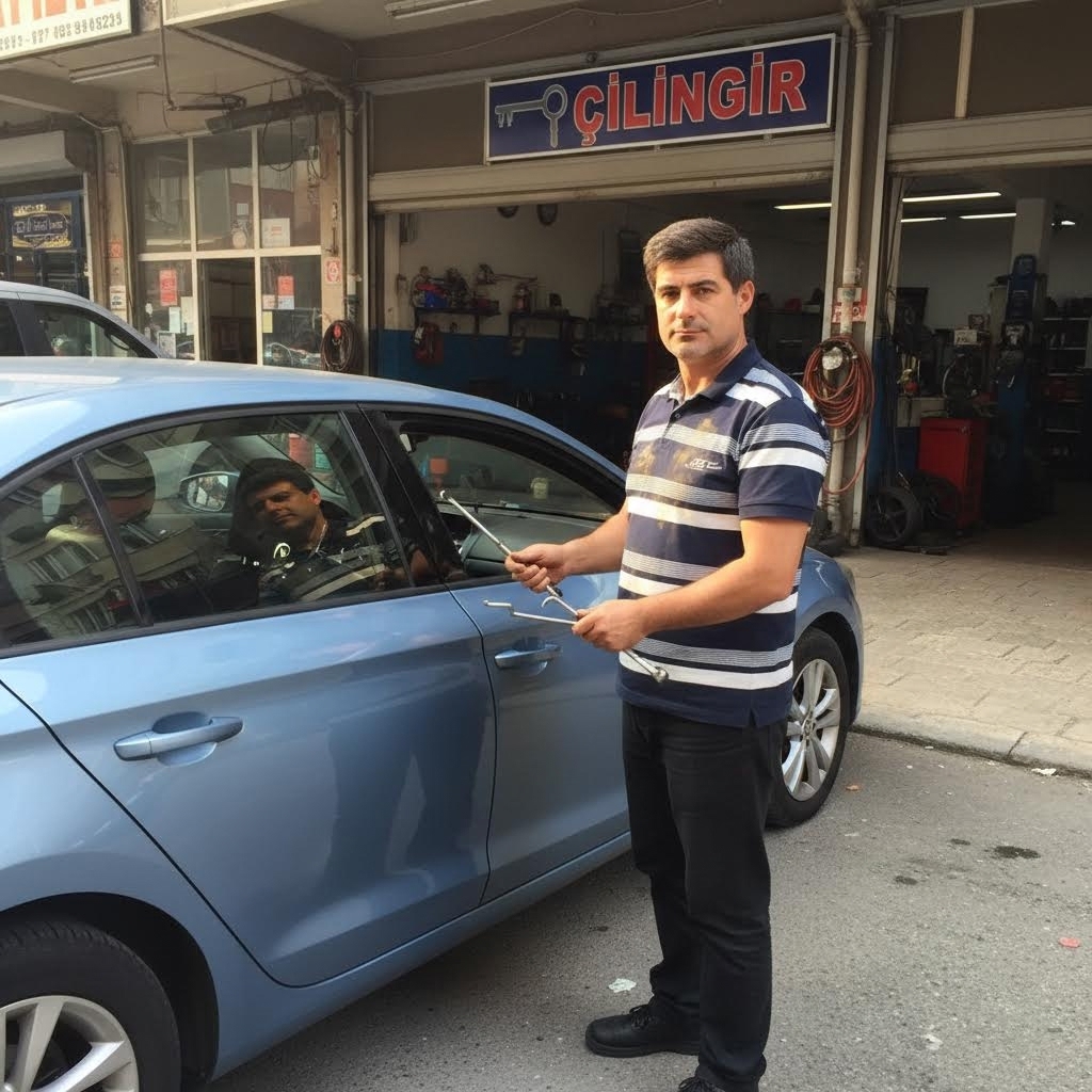 Keşan Çilingir Serdal Usta ve dükkan içi görünümü